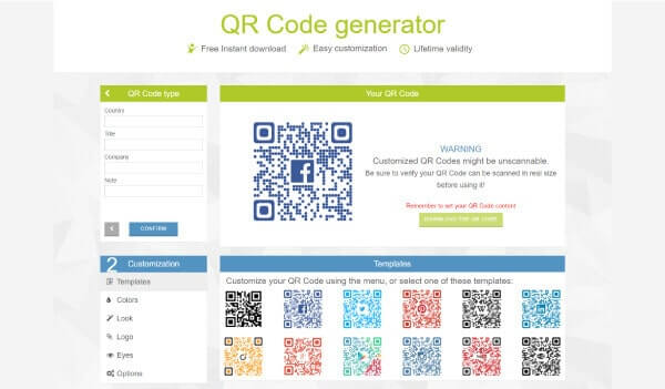 QR code generator online